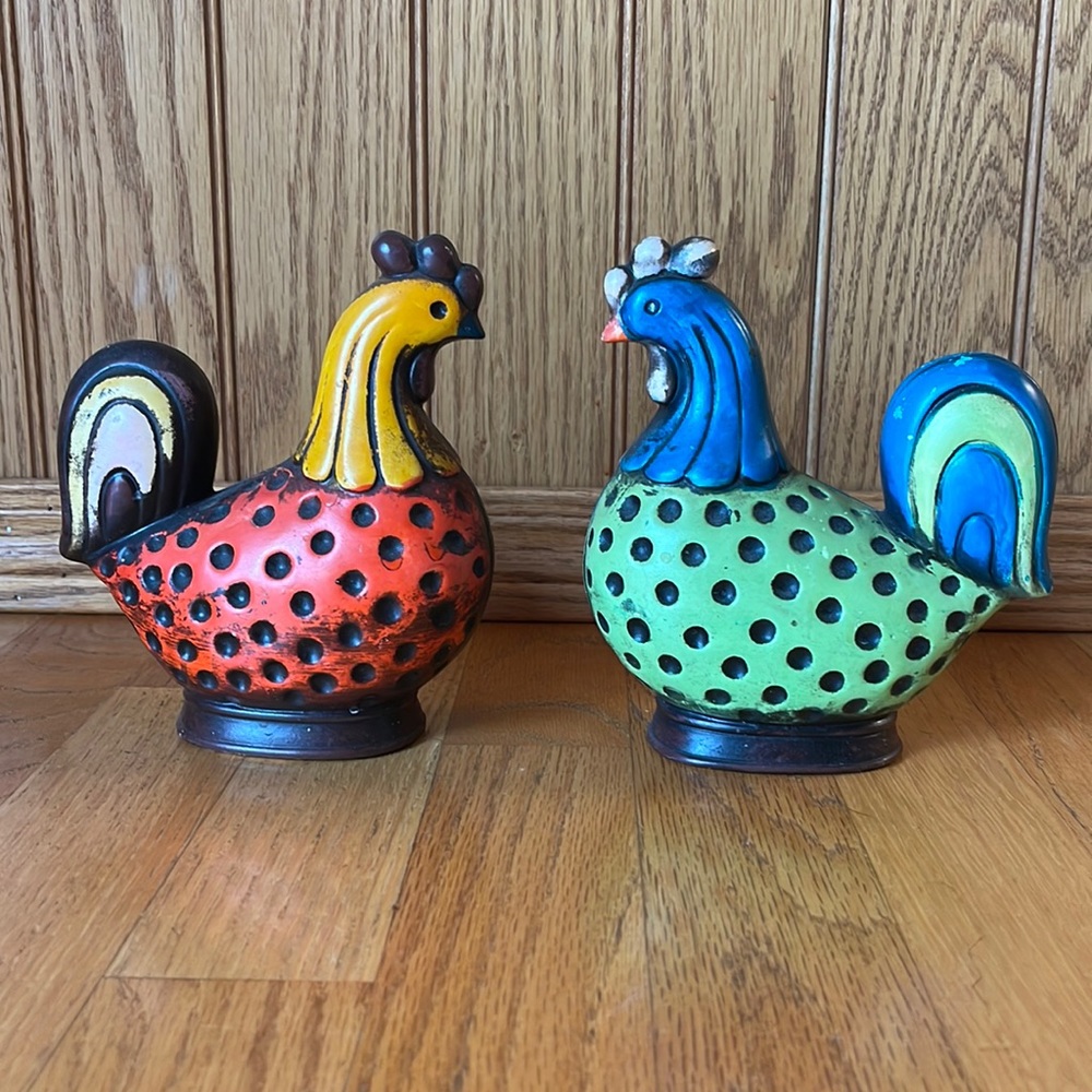 Vintage chickens - Picture 1 of 9